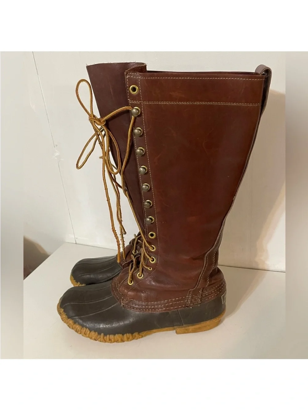LL Bean Tall Bean Boots TRUE VINTAGE